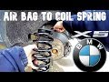 BMW E70 X5 Rear Spring Conversion From Airbags DIY