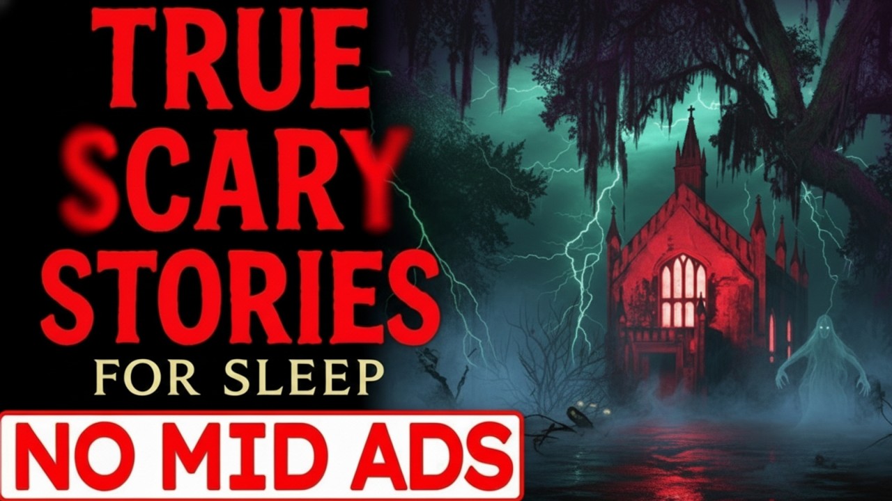 NO ADS 🛑 2 HOURS of TRUE Scary Stories for Sleep | Rain Sounds | Black Screen |  Ep. 19