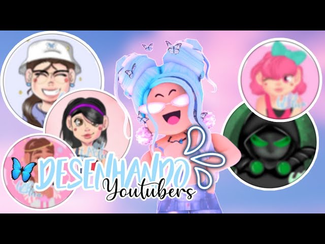 🌼✏DESENHANDO RS DE ROBLOX #4 (Luluca, Gamer kawaii, Laura e  Melzinhamel) 