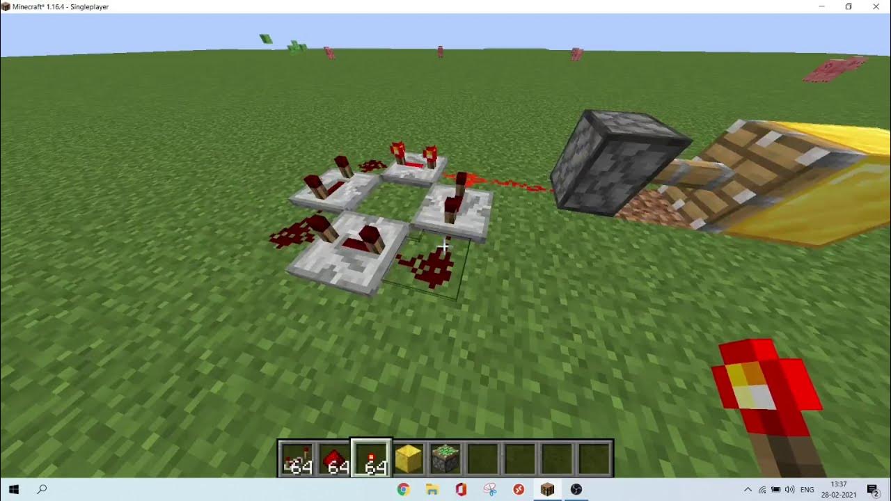 How to Make a Redstone loop in Minecraft 1.16.4/1.16.4! Java,PE,Xbox ...