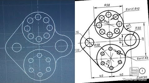 AutocAD 2D Practice Drawing / Exercise 5