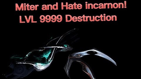 Warframe LVL 9999 Miter & Hate incarnon | Run with NDFreezy - Phage Domination