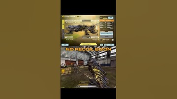 NO RECOIL PP19 BIZON IN CODM #codm #pp19bizon #shorts