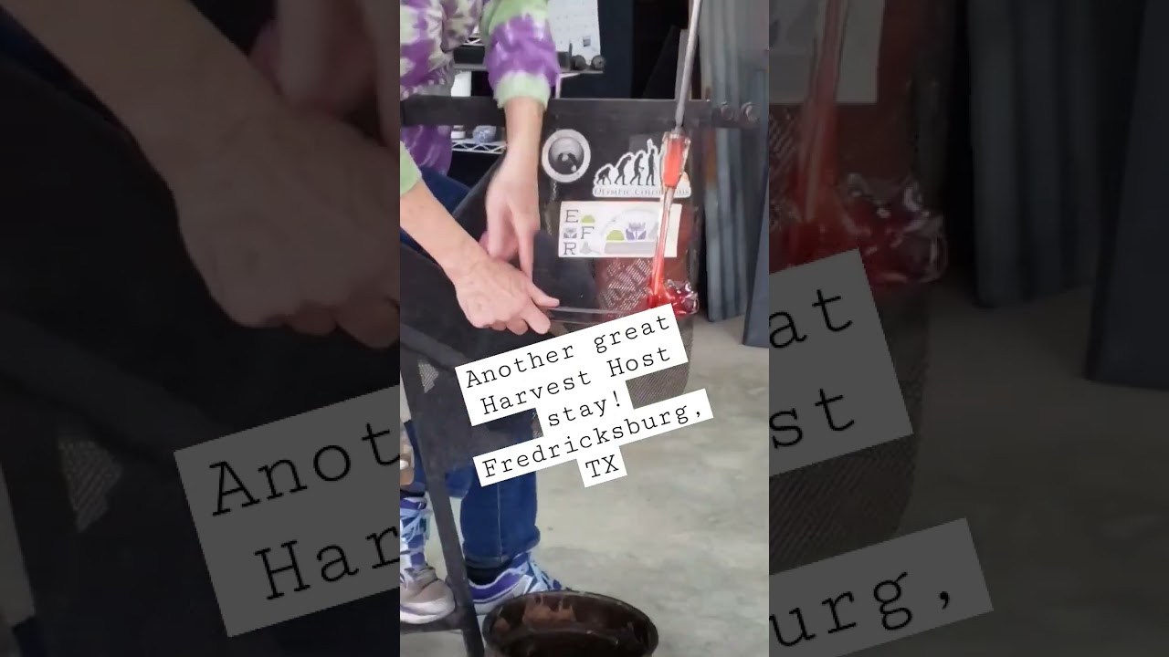 Enchanted Fredricksburg Ranch Glass Blowing Experience!