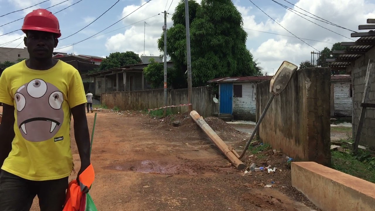Trying Cope Cope for the First Time in Libreville || Gabon Street Food