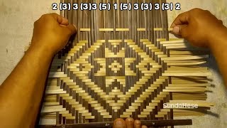 how to make easy woven bamboo