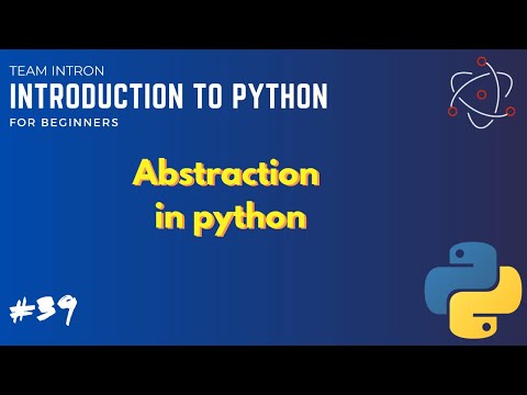 Data abstraction in Python
