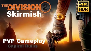 The Division 2 - Skirmish - PVP Gameplay 4K HDR (PS4 PRO)