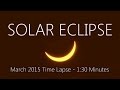 Full solar eclipse watch the whole thing time lapse in 1 minute 30 seconds