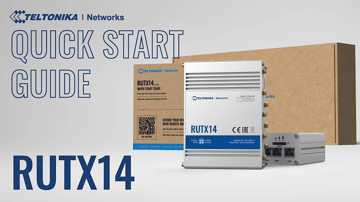 RUTX14 LTE CAT12 Industrial Cellular Router Quick Start Guide | Teltonika Networks