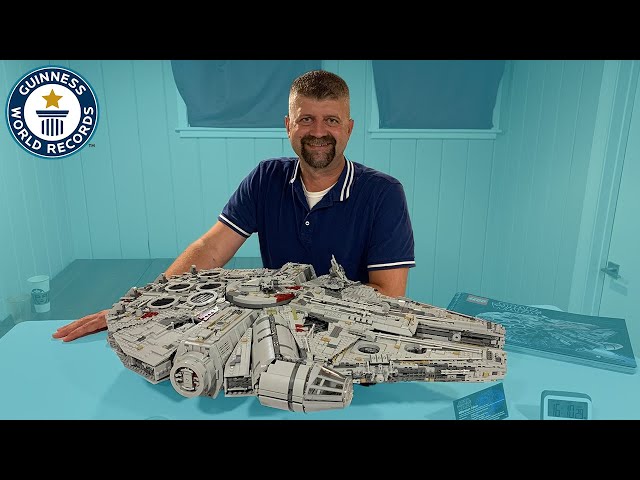 Fastest time to build the LEGO® Millennium Falcon - Guinness World Records class=