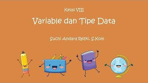 Variabel dan tipe data