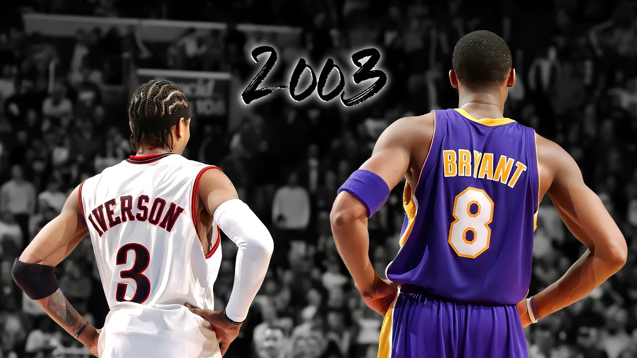 Throwback: Kobe Bryant 31 vs Allen Iverson 23 Duel Highlights (NBA