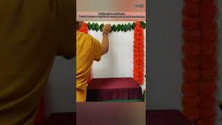 Ganpati Decoration Ideas | Ep:2 #shorts #myfirstshort | Budget Friendly ganpati decoration 2021