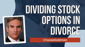 What Happens to Stock Options in Divorce?