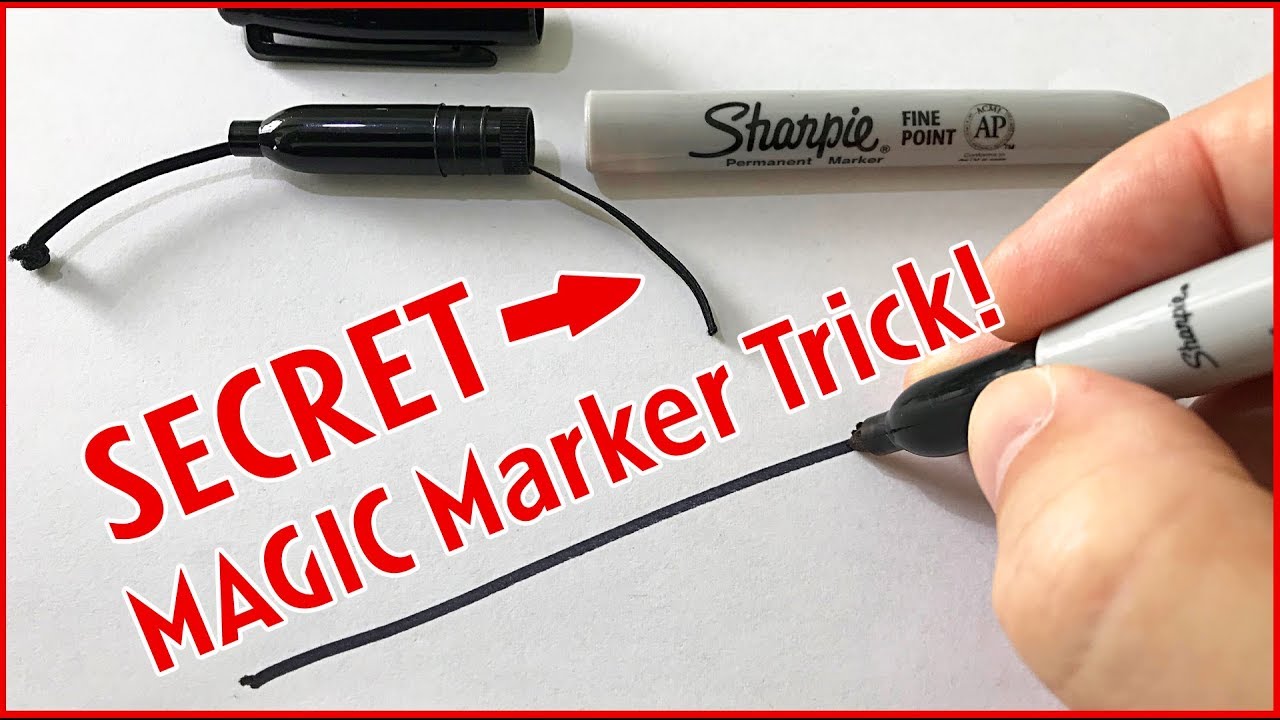 Revealed sharpie magic trick Ta