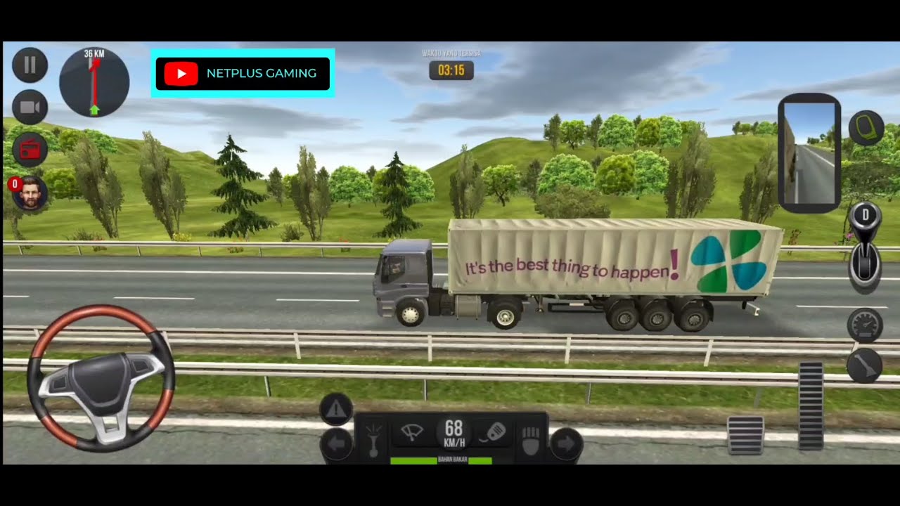 Mengemudi Truk Box  Panjang Truck Simulator 2021 Europe 