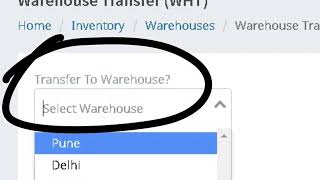 Warehouse Transfer