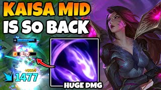 NEW KAI'SA BUILD makes AP Kai'sa viable again! Kai'sa Mid is back!