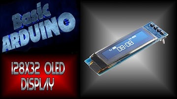 How to setup and use the 128X32 OLED display