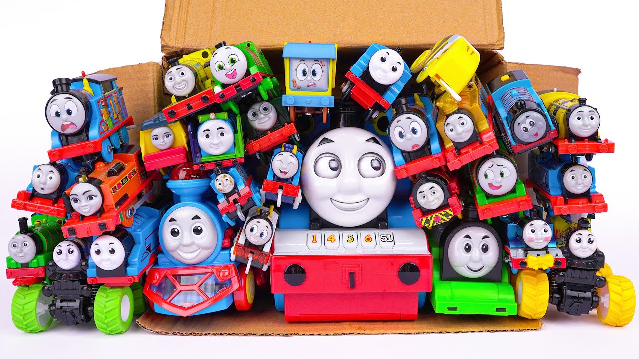 Satisfying with Unboxing Kereta Thomas Mainan Collection | ASMR Thomas Toys Trains