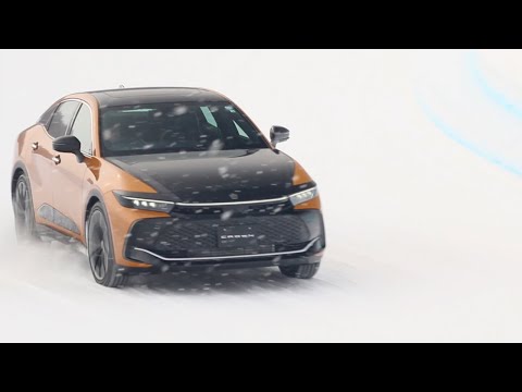 Crown CROSSOVER-snow test ride-cornering