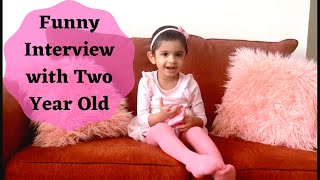 Funny Interview with Two Year Old | Fun | Laugh | Cute Baby Interview | Cute Expression