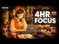 lofi hip hop radio 💼 work from home — 4hr focus beats