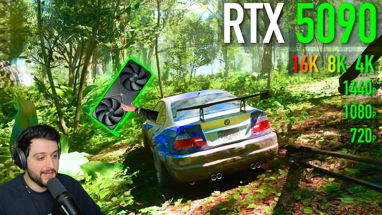 The RTX 5090 in Forza Horizon 5 - 16K was Surprising! - YouTube