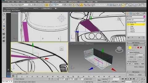 Setting up Blueprints in 3Ds Max