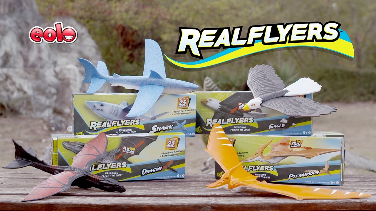 Eolo 110300-004 Real Flyer Pteranodon Age 6 Single Lightweight & Flexible 