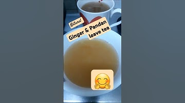 Teh jahe pandan #ginger tea