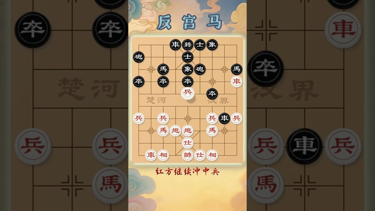 反宫马布局讲解 反宫马，象棋布局飞刀，象棋爱好者的必备的武林秘籍！#象棋 #象棋解说 #象棋布局 #象棋破局