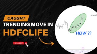 How to catch trending moves | HDFCLIFE share price | That Lady Trader