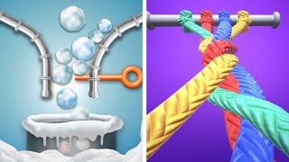 Pull The Pin Vs Tangle Master 3D - All Levels Gameplay Android, iOS #01