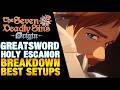 HOLY ESCANOR BREAK DOWN Teams And Gear | Seven Deadly Sins: Origin #7DSorigin