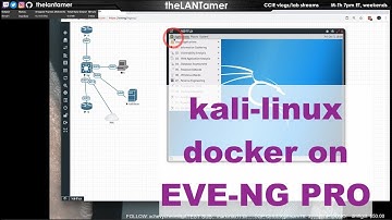 HOWTO: Kali Linux docker container on EVE-NG PRO