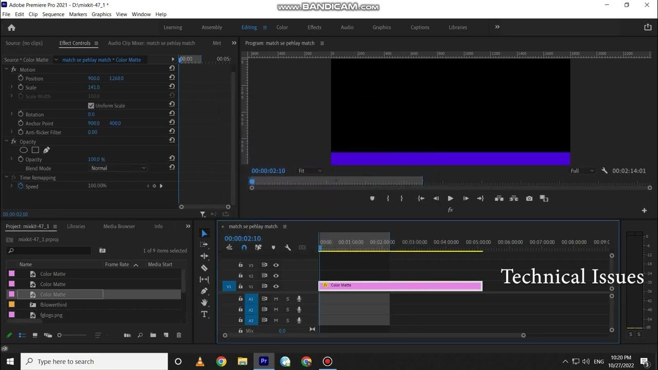 Matte color control. Matte color control