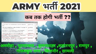 INDIAN ARMY LATEST NEWS TODAY || MEERUT ARO BHARTI || ARMY BHARTI 2021 || OPEN REALLY BHARTI