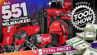 All 551 new tools launched by Milwaukee THIS YEAR, and the price to buy them all!