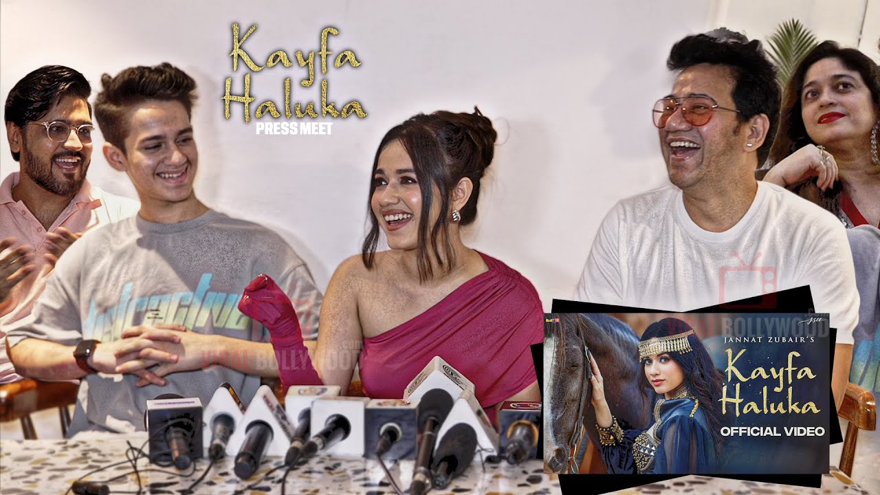 UNCUT - Jannat Zubair’s Kayfa Haluka | Official Music Video Launch | Ayaan, Nazneen, Zubair Ahmad