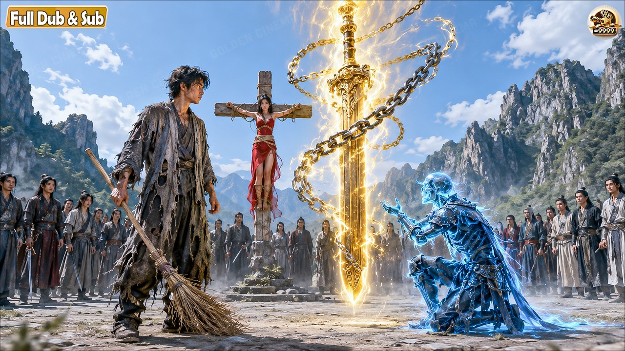 Sweeper Beggar Mocked Gains Sword Spirit Becomes War God Defeats Thugs Saves His Lady Boss poster