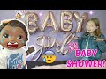 BABY ALIVE has a BABY SHOWER for her NEW SISTERS! The Lilly and Mommy Show! FUNNY KIDS SKIT!