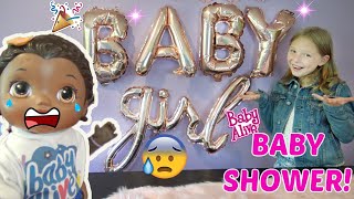 Baby Alive Has A Baby Shower For Her New Sisters The Lilly And Mommy Show Funny Kids Skit