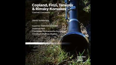 Sergei Taneyev : Canzona for clarinet and string orchestra (1883)