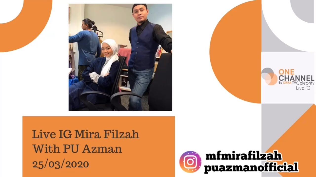 Mira Filzah & PU Azman Live IG | Best Of March 2020 | #mirafilzah #puazman #stayhome