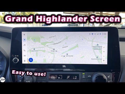 2024 Toyota Grand Highlander – Infotainment Review | How-to-Use Touchscreen, Apple CarPlay & Android