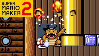Morton’s SMASHING ENTRANCE! - Super -26 Lives World 3 - Super Mario Maker 2