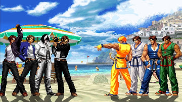 [KOF Mugen] Kyo Kusanagi Team vs Kim Kaphwan Team