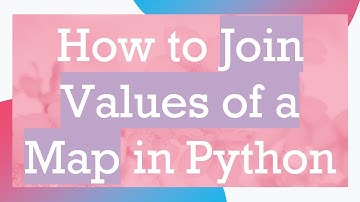 How to Join Values of a Map in Python